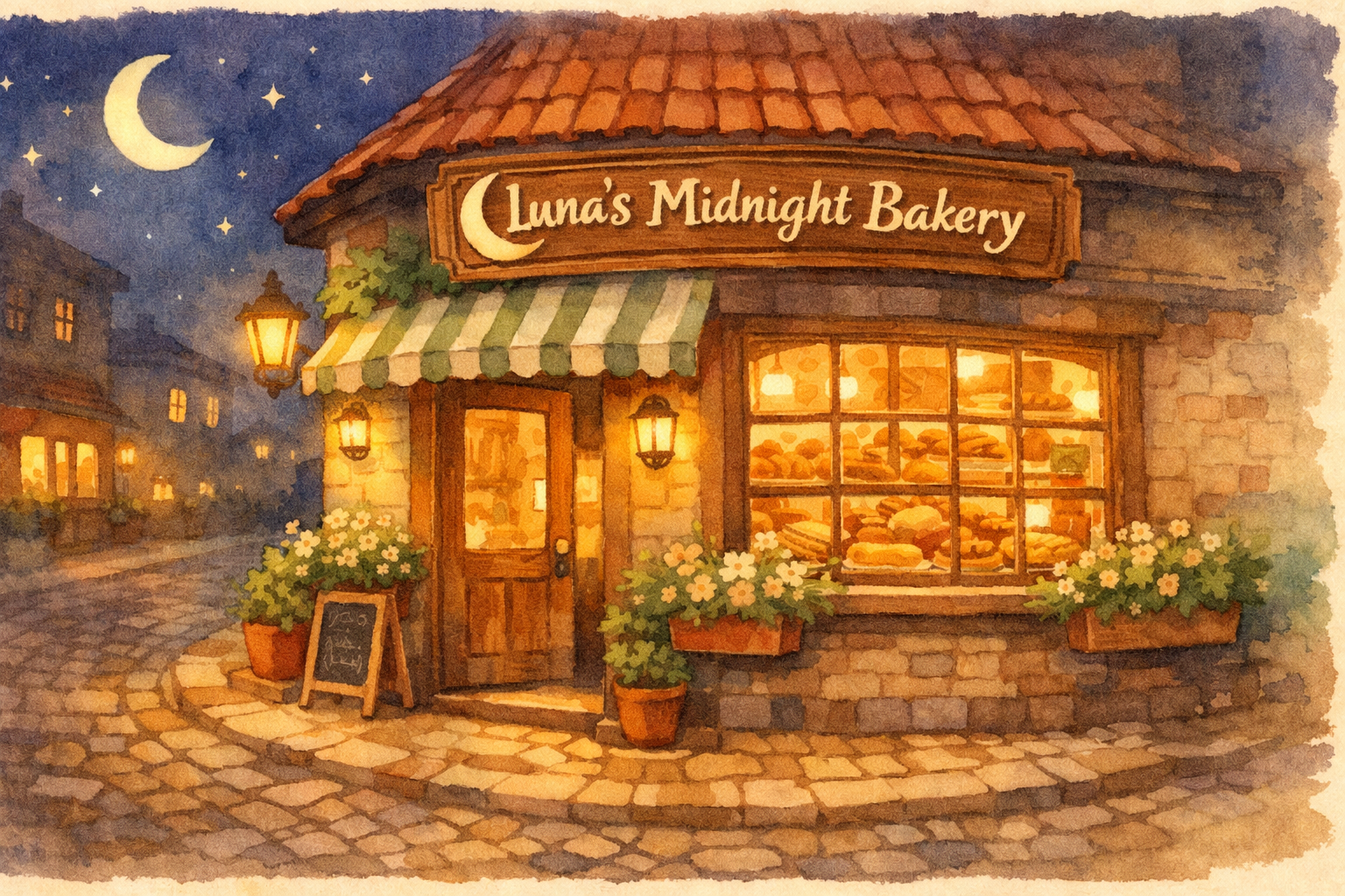 Chapter 1 illustration for The Bakery That Never Sleeps